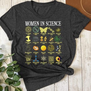 Women In Science, Scientist T Shirt, Women In Science Shirt, Scientist Gift, Retro