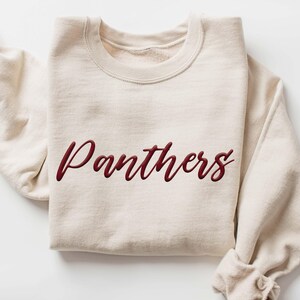 CUSTOM Team Name Sweatshirt, Custom Mascot Sweatshirt, School Spirit, College Spirit, Sports Mom Shirt, Team Mascot Shirt, Booster Shirt