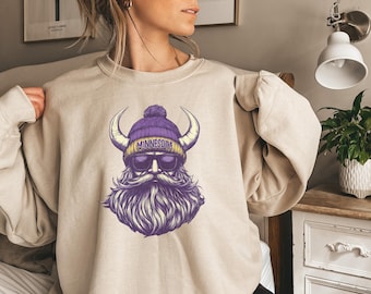 Felpa vintage da football del Minnesota, maglietta retrò per tifosi sportivi, regalo alla moda per il giorno della partita, felpa con la mascotte del Minnesota, outfit per il giorno della partita