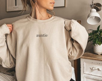 Auntie Sweatshirt, Cool Aunts Club Shirt, New Aunt Gift, Best Aunt Shirt, New Aunt Gift, Aunt To Be Shirt