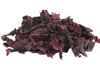 Wild North Atlantic Dulse Whole Leaf | Harvested from the Pristine water of Maine | Seaweed for Snacking Seasoning, Soups & Salads