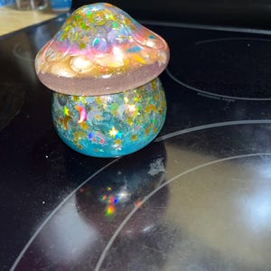 Epoxy Mushroom jar
