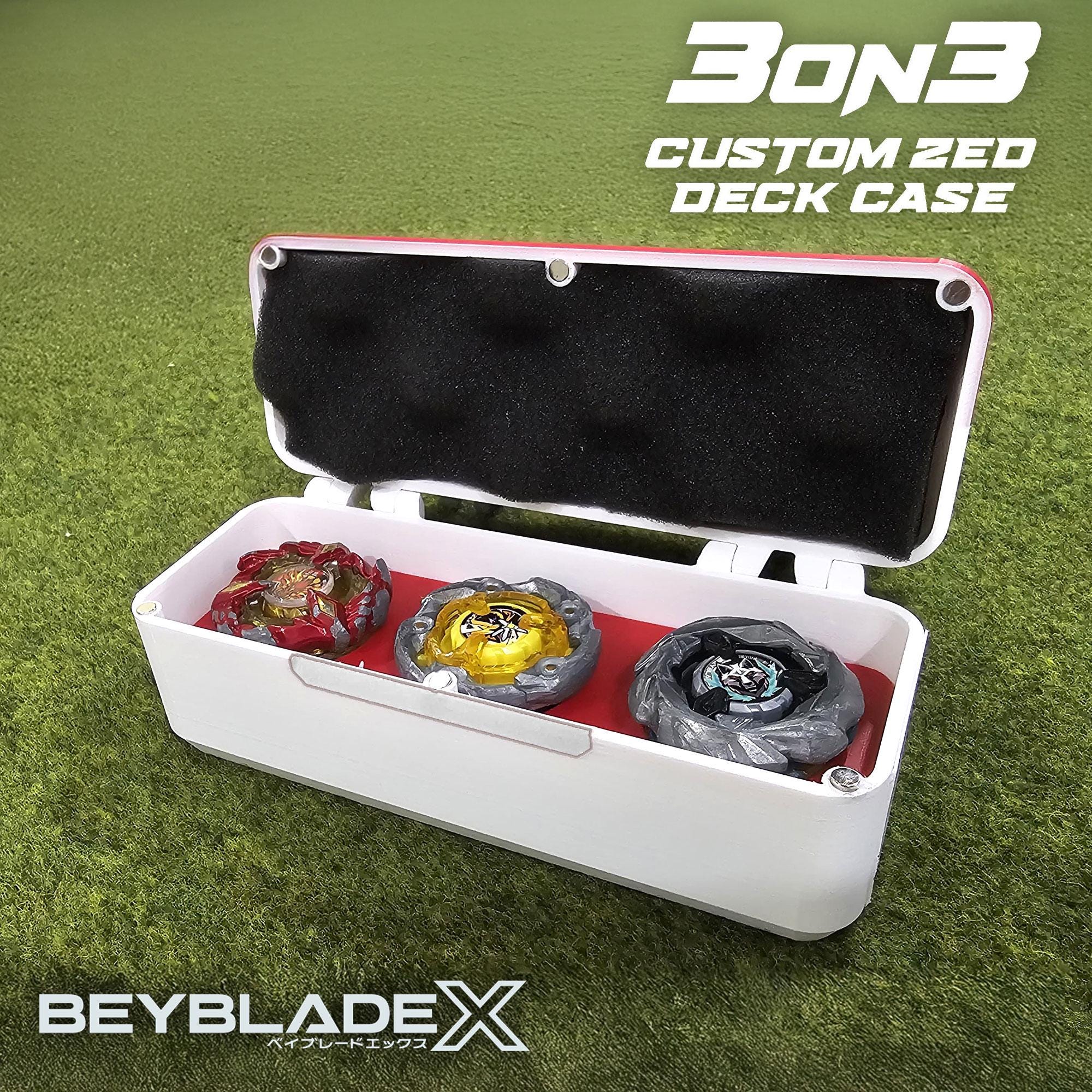 Beyblade X 3-on-3 Deck Case Bey Tray - Magnetic Version - Etsy