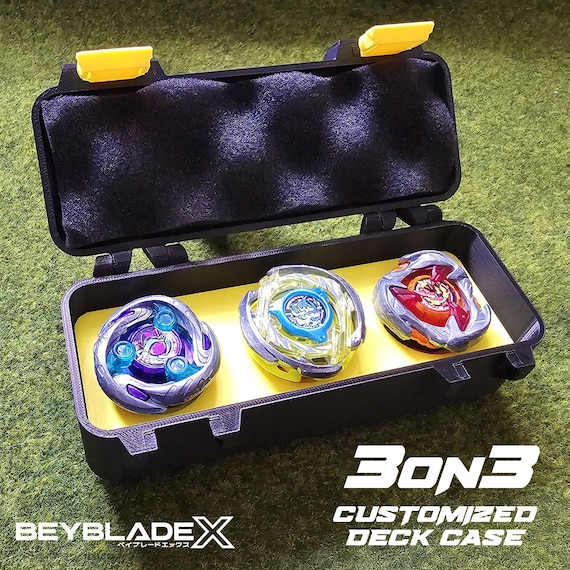 BEYBLADEX 3on3 デッキセット　ケース　メテオ　ハンマー　リーパー Beyblade X 3-on-3 Deck Case Bey Tray - Latches Version - Etsy