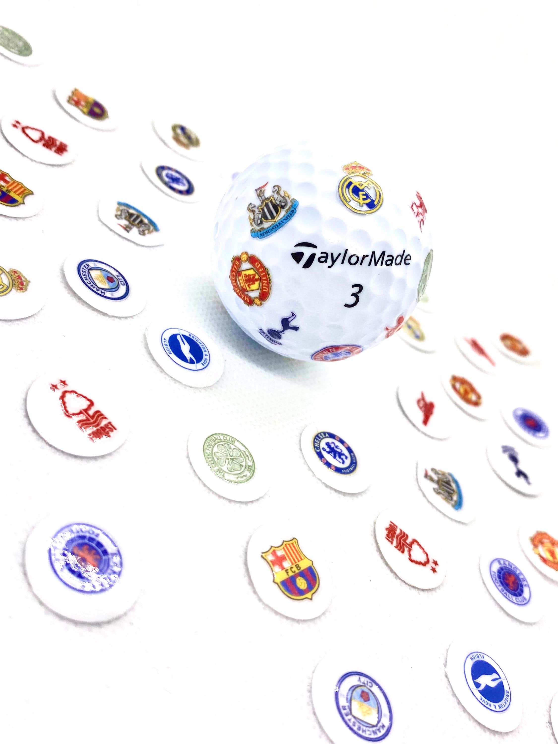 Personalised Golf Ball Markers | Custom Golf Ball Stamp using UV Ink Transfers | Unique Gifts for Men, Women, and Kid Golfers.