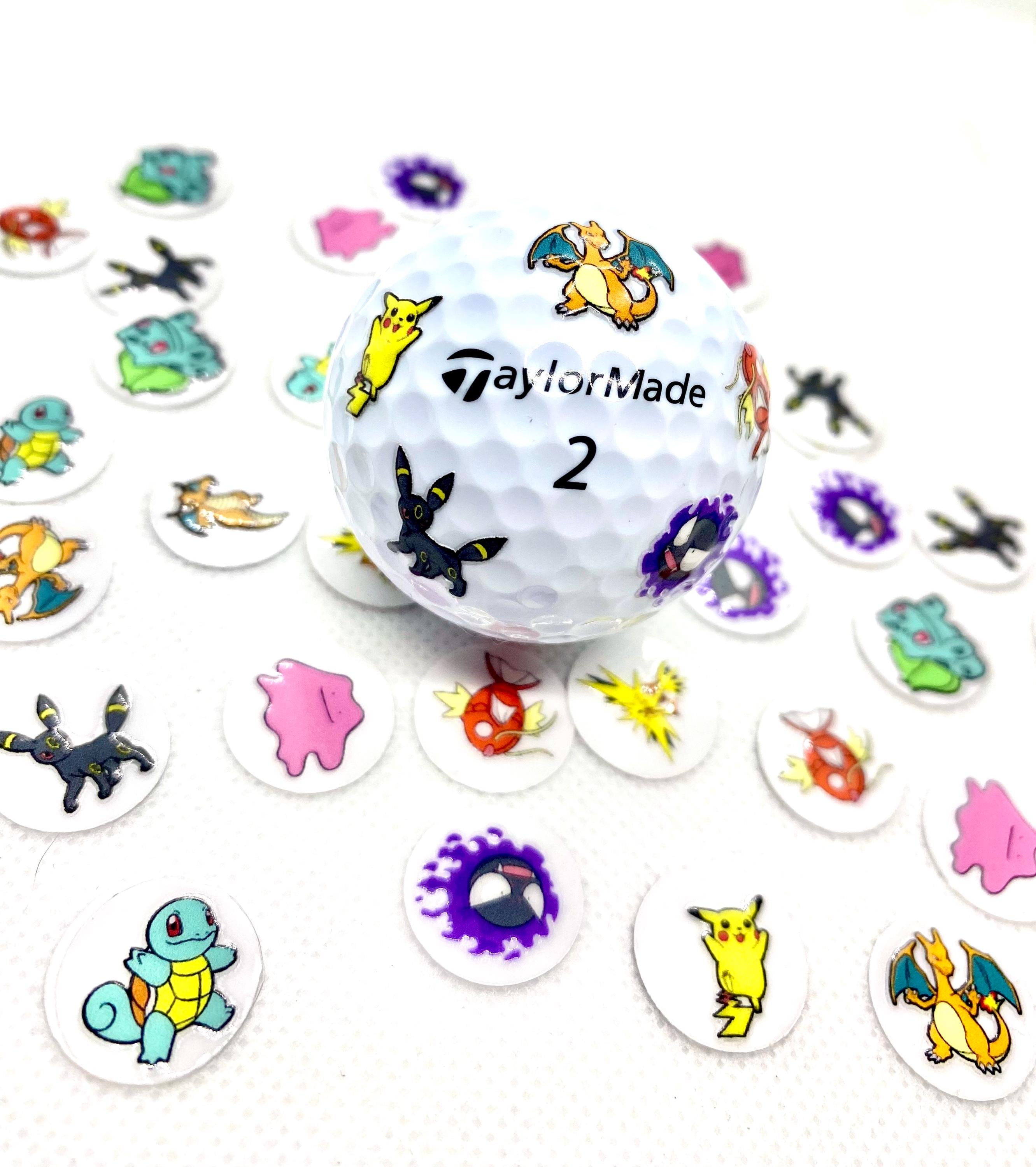 Personalised Golf Ball Markers | Custom Golf Ball Stamp using UV Ink Transfers | Unique Gifts for Men, Women, and Kid Golfers.