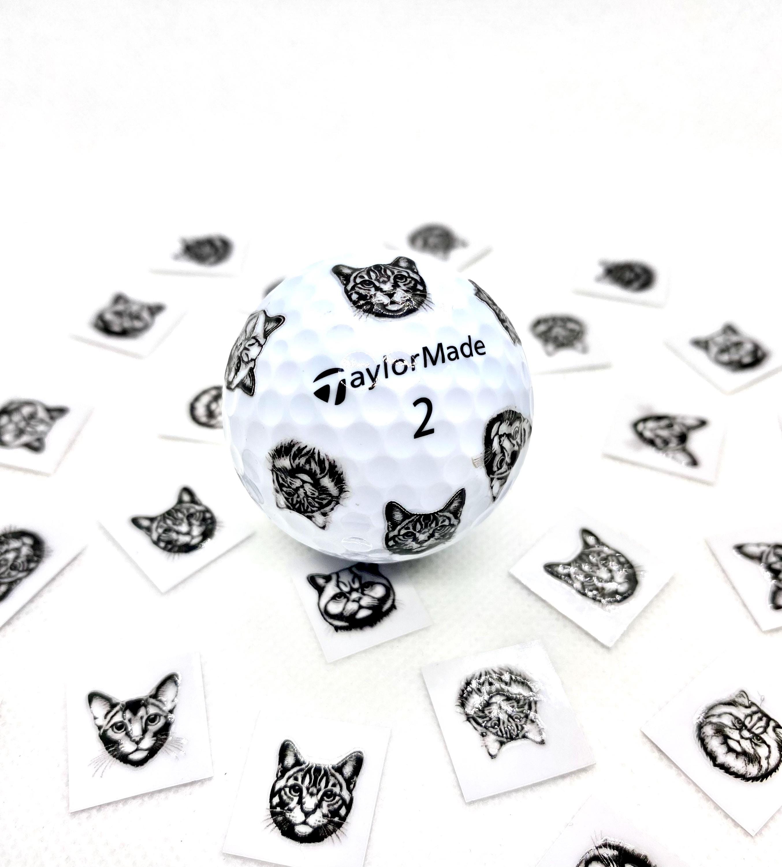 Personalised Golf Ball Markers | Custom Golf Ball Stamp using UV Ink Transfers | Unique Gifts for Men, Women, and Kid Golfers.