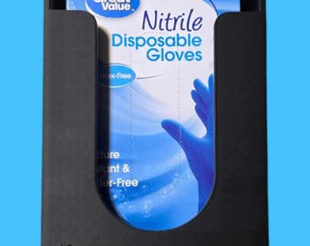 Nitrile Glove Box Holder – 3D Printed Solid Wall Mount | Shop, Garage, Business Organizer