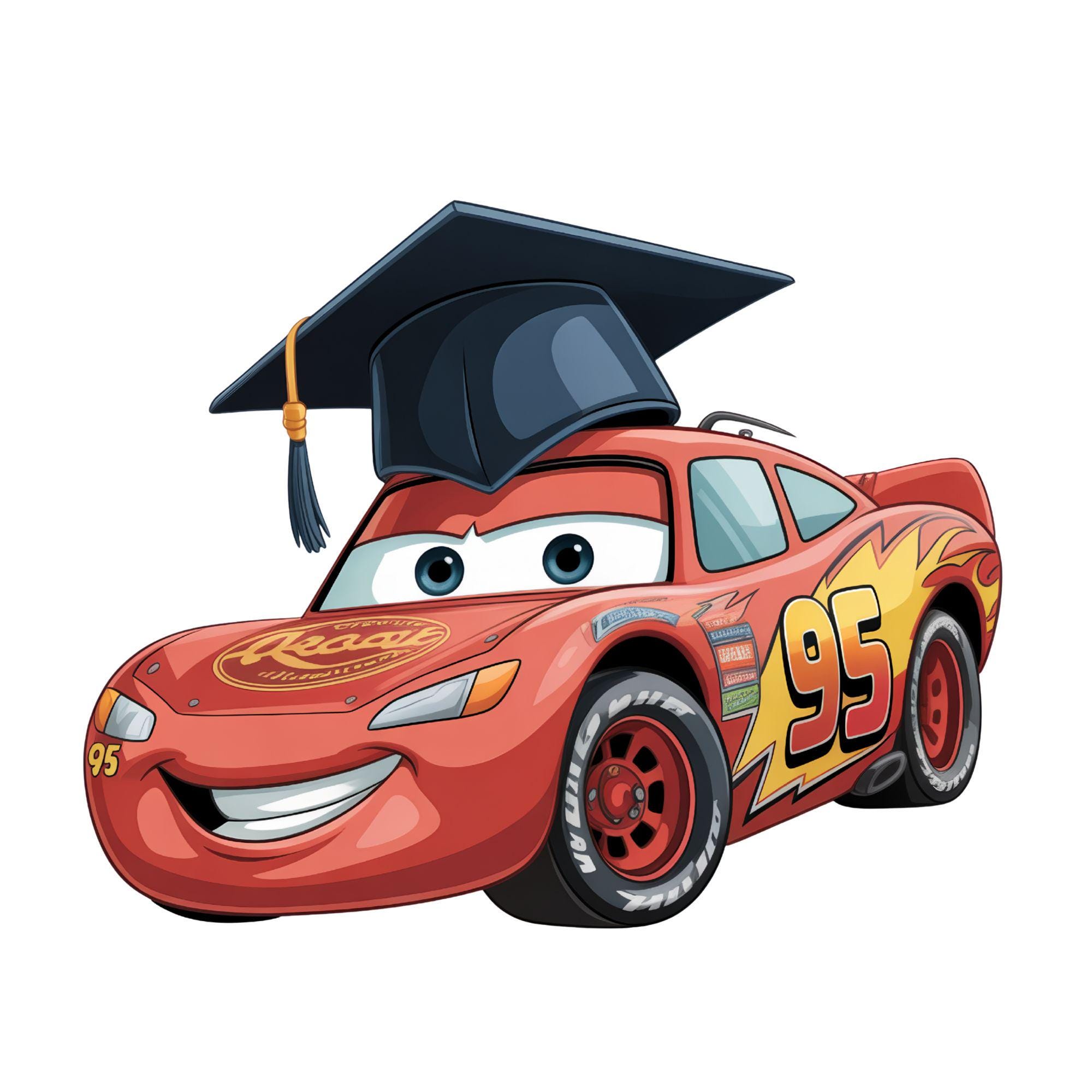 Graduation 2026 Car PNG, Cute Cartoon Car Clipart, Class of 2026 ...