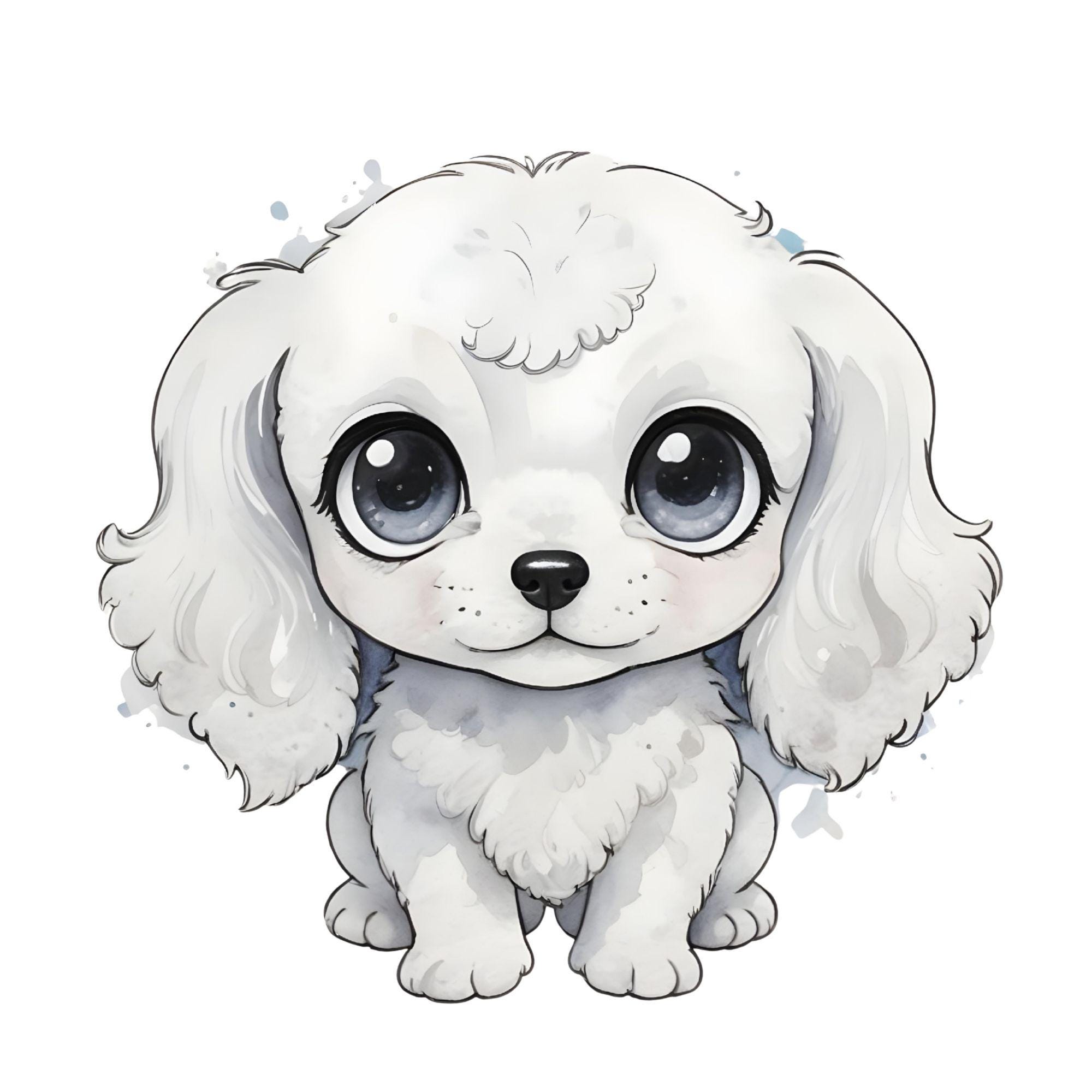 Kawaii Chibi Puppy PNG | Cute Puppy Clipart | Transparent Background ...
