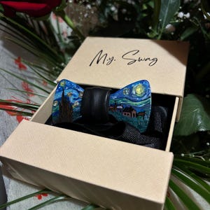Personalized Crystal Bow Tie