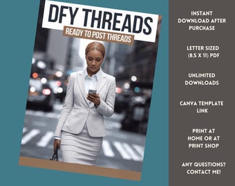 Threads Marketing Guide: DFY Faceless Content, MRR (Digital Download)