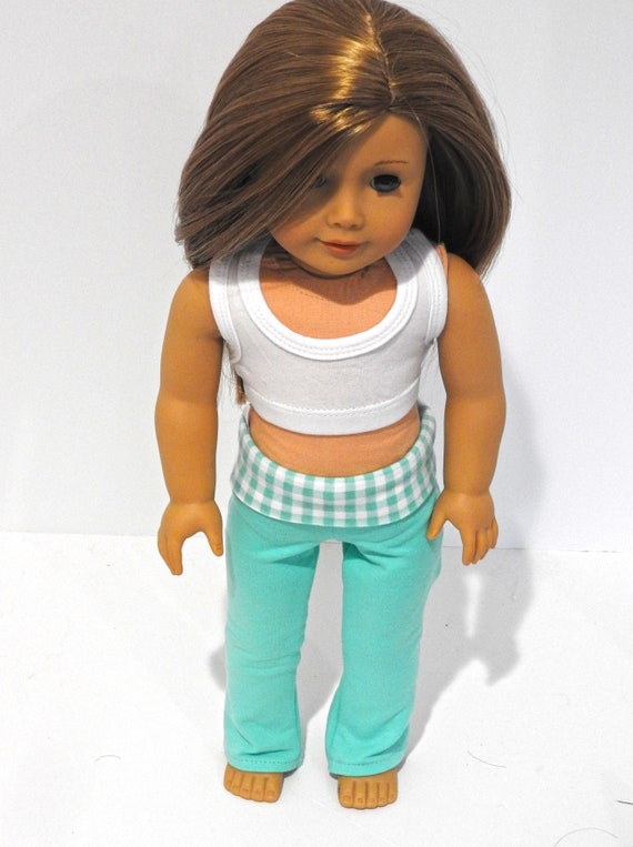 18 Inch Doll Yoga Pants and Crop fits American Girl Doll Etsy