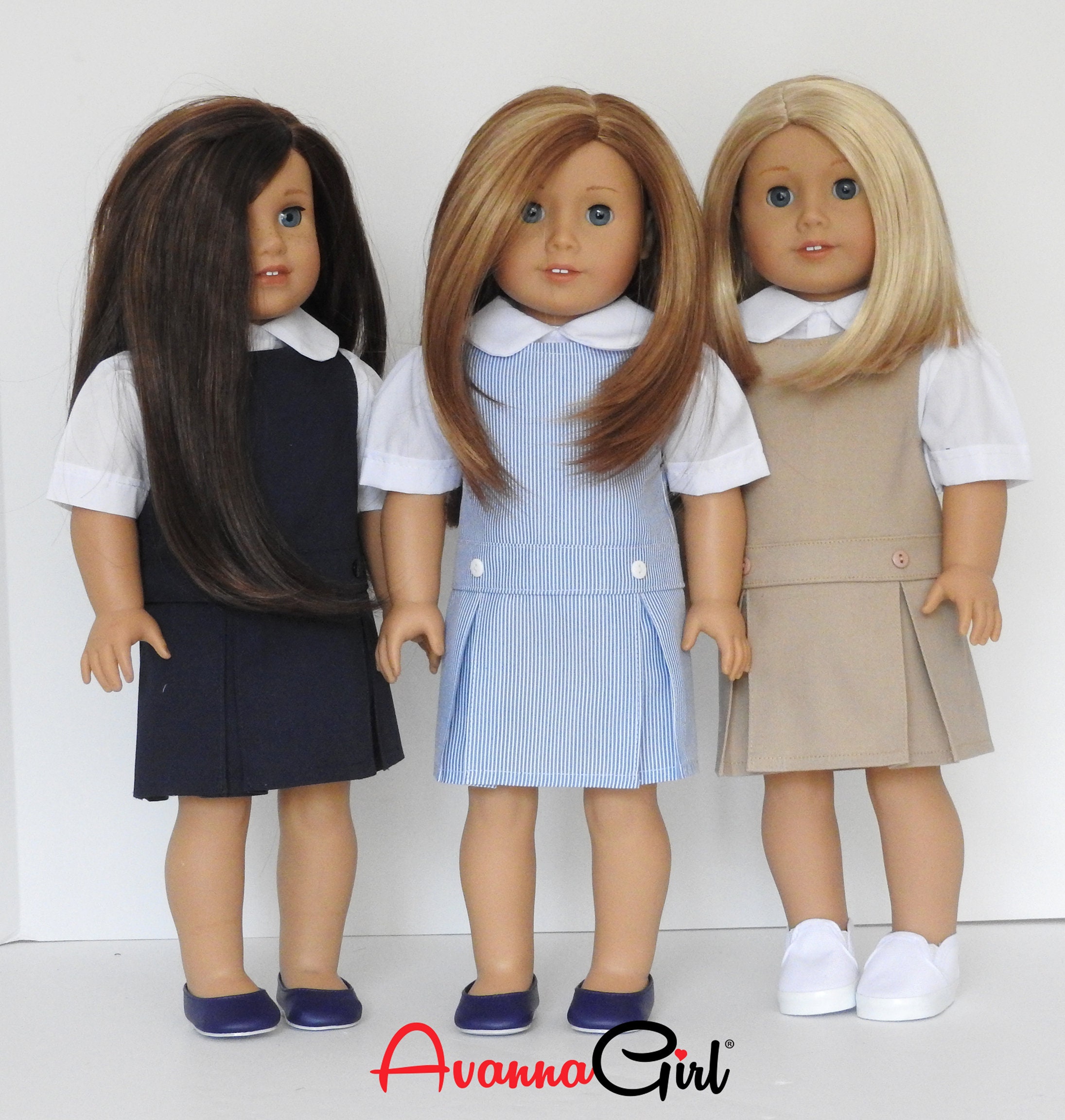 American girl online doll school outfit