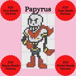 Hama Beads Pattern. Perler Beads Pattern. Iron Beads Pattern. Fuse Beads Pattern. Hama Beads Template. Perler Beads Template. PDF Template