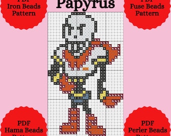 Hama-kralenpatroon. Perler-kralenpatroon. Patroon met ijzeren kralen. Strijkkralenpatroon. Hama-kralensjabloon. Sjabloon voor Perler-kralen. Pdf-sjabloon