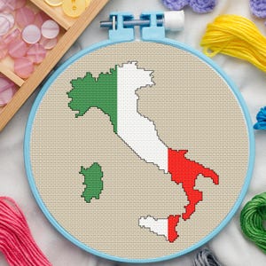 Italy Cross Stitch Pattern.Cross Stitch Pattern Italy. Italy PDF Pattern Cross Stitch. Italy Cross Stitch Pattern. Instant Download