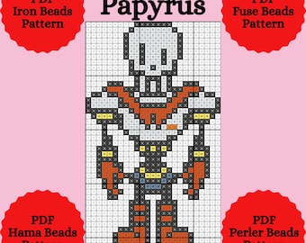 Hama-kralenpatroon. Perler-kralenpatroon. Patroon met ijzeren kralen. Strijkkralenpatroon. Hama-kralensjabloon. Sjabloon voor Perler-kralen. Pdf-sjabloon