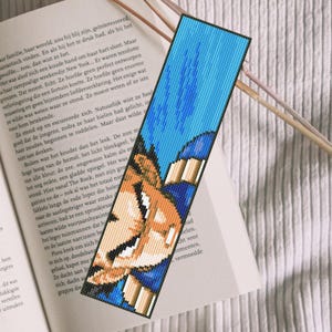 Anime Bookmark Cross Stitch Pattern. Cross Stitch Pattern Bookmark. Bookmark Cross Stitch Pattern. PDF Pattern Cross Stitch