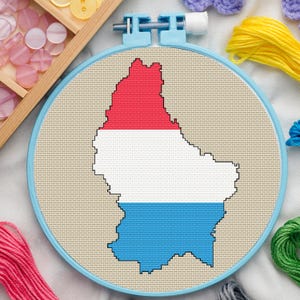 Luxembourg Cross Stitch Pattern. Cross Stitch Pattern Luxembourg. Luxembourg PDF Pattern Cross Stitch. Luxembourg Cross Stitch Pattern