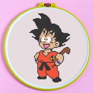 Dragon Anime Cross Stitch Pattern for Beginners. Easy Cross Stitch Pattern. PDF Pattern Cross Stitch