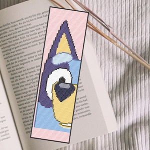 Bluey Bookmark Cross Stitch Pattern. Cross Stitch Pattern Bookmark. Bookmark Cross Stitch Pattern. PDF Pattern Cross Stitch