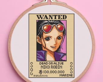 Patrones de punto de cruz de Pirate Bounty. Patrón de punto de cruz de carteles de "Se busca pirata". Patrón de punto de cruz geek. Punto de cruz nerd. PDF instantáneo.