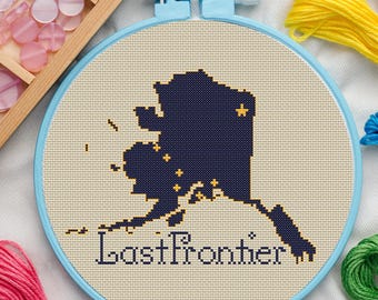 Alaska Cross Stitch Pattern. Cross Stitch Pattern Alaska. Alaska PDF Pattern Cross Stitch. Alaska Cross Stitch Pattern. Instant Download