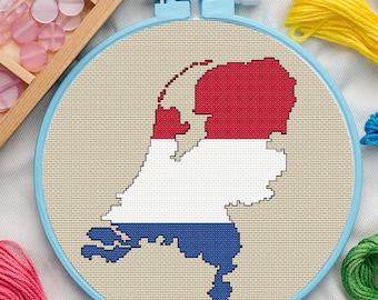 Netherlands Cross Stitch Pattern. Cross Stitch Pattern Netherlands. Netherlands PDF Pattern Cross Stitch. Netherlands Cross Stitch Pattern