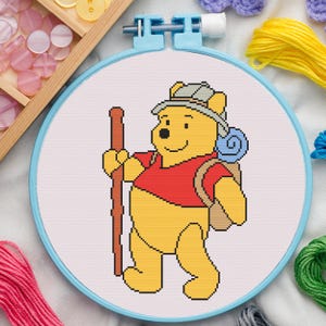 Boy Scout Cross Stitch Pattern for Beginners. Animals Cross Stitch Pattern. Cartoon Cross Stitch Pattern. PDF Pattern Cross Stitch