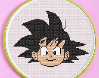 Anime Cross Stitch Pattern for Beginners. Easy Cross Stitch Pattern. PDF Pattern Cross Stitch