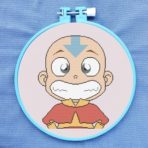 Anime Cross Stitch Pattern for Beginners. Easy Cross Stitch Pattern. PDF Pattern Cross Stitch. Anime Cross Stitch Pattern