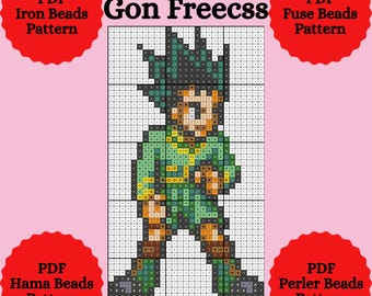 Hama-kralenpatroon. Perler-kralenpatroon. Patroon met ijzeren kralen. Strijkkralenpatroon. Hama-kralensjabloon. Sjabloon voor Perler-kralen. Pdf-sjabloon