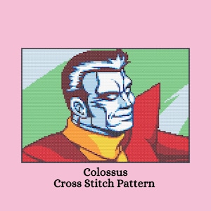 Mutant Cross Stitch Pattern. Nerdy Cross Stitch Pattern. Geek Cross Stitch Pattern. Pixel Art Cross Stitch Pattern. Video Game Art