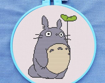 Anime Cross Stitch Pattern for Beginners. Easy Cross Stitch Pattern. PDF Pattern Cross Stitch
