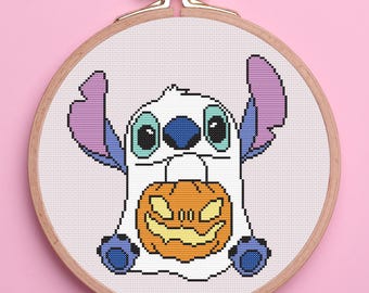 Halloween Cross Stitch Pattern. Cross Stitch Pattern Art. Easy Cross Stitch Pattern. PDF Pattern Cross Stitch. Instant Download Cross Stitch