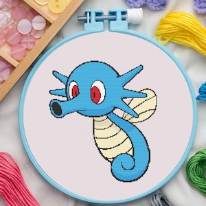 Water Type #116 Cross Stitch Pattern for Beginners. Easy Cross Stitch Pattern. PDF Pattern Cross Stitch. Anime Cross Stitch Pattern