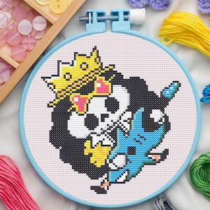 Pirate Cross Stitch Pattern for Beginners. Anime Cross Stitch Pattern Easy Cross Stitch Pattern. PDF Pattern Cross Stitch. Instant Download