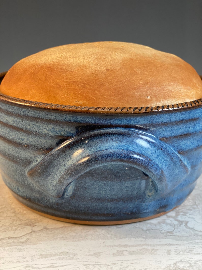 ceramic bread crock