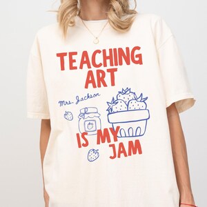 Custom Art Teacher Shirt Art Educator Gift Funny Art Teacher Gift Cute Art Therapist Gift for Art Teacher Appreciation Tee Art Lover Shirt