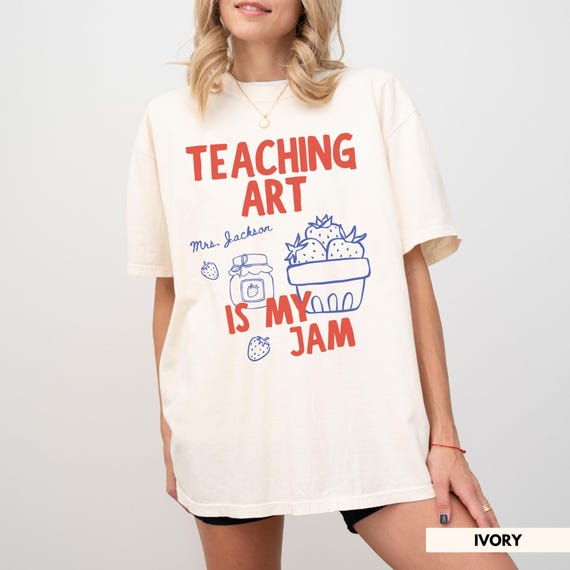 Custom Art Teacher Shirt Art Educator Gift Funny Art Teacher Gift Cute Art Therapist Gift for Art Teacher Appreciation Tee Art Lover Shirt