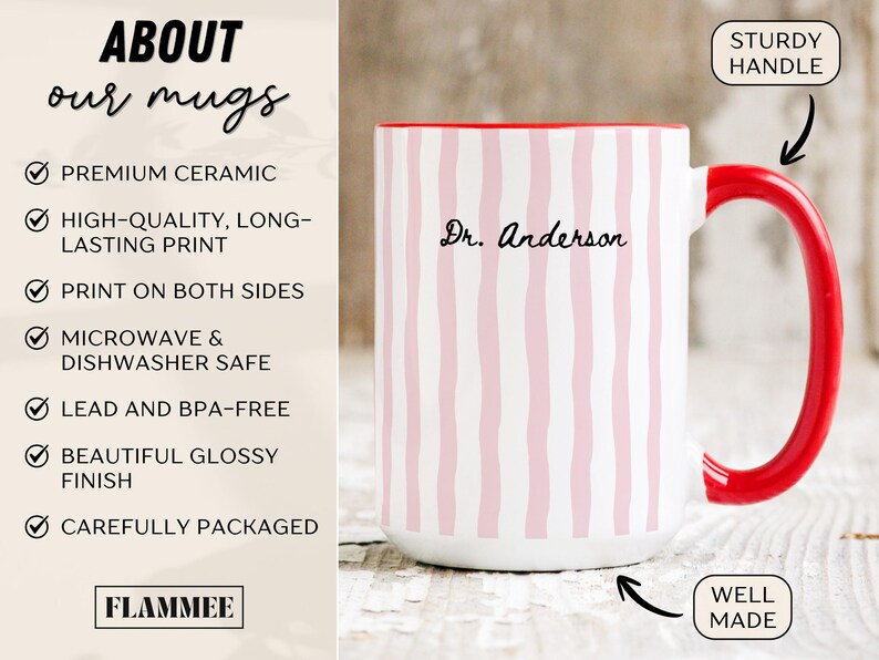 Custom Doctor Mug Gift New Doctor Coffee Cup Doctorate Mug PhD Graduation Gift for Doctoral Graduate Personalized Doctor Gift New Dr Gift