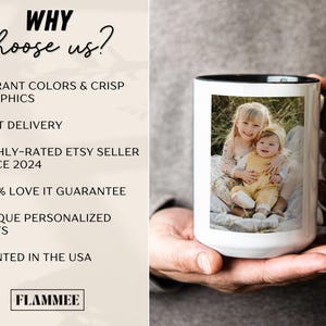 Custom Photo Grandpa Mug with Grandkids Names Personalized Grandpa Cup Grandpa Photo Gift Father’s Day Gift for Grandpa Gift from Grandkids