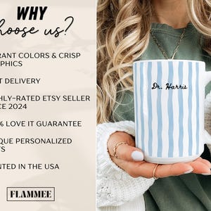 Custom Doctor Mug Gift New Doctor Coffee Cup Doctorate Mug PhD Graduation Gift for Doctoral Graduate Personalized Doctor Gift New Dr Gift