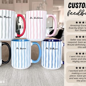 Custom Doctor Mug Gift New Doctor Coffee Cup Doctorate Mug PhD Graduation Gift for Doctoral Graduate Personalized Doctor Gift New Dr Gift
