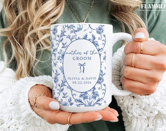 Personalized Mother of the Groom Mug Custom Mother of the Groom Gift from Groom Mother In Law Wedding Gift for Mom from Son MOG Gifts