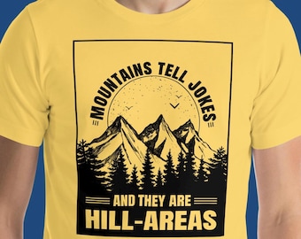 Camiseta divertida de senderismo: Chistes de montaña, juego de palabras con la naturaleza