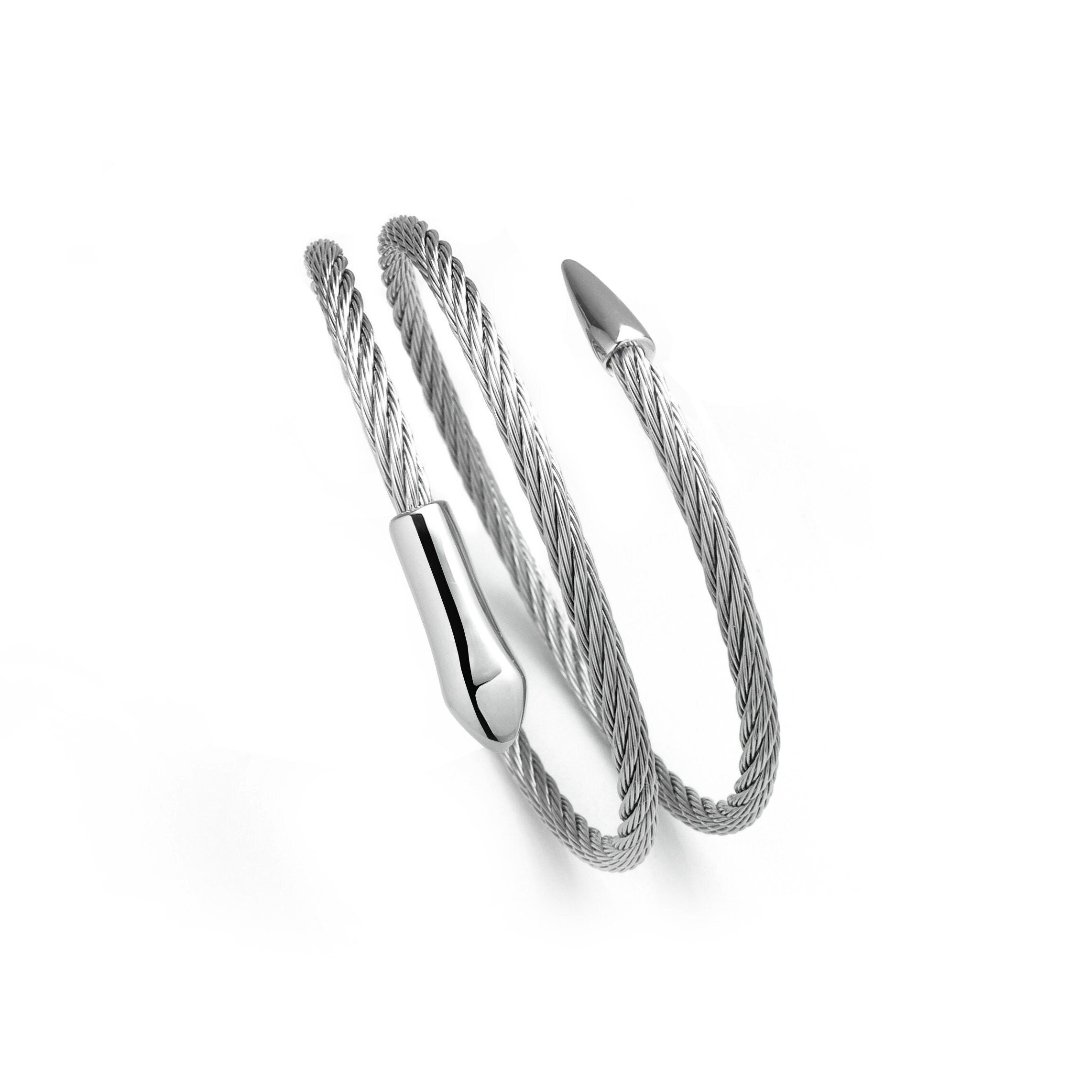 Real Silver Bangle Bracelet Pair- 5.9 CM – Karizma Jewels