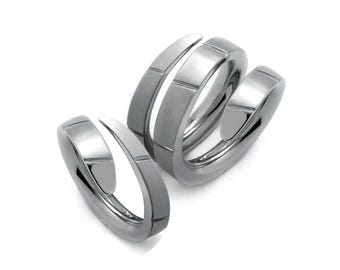 SNAKE flat bypass ring design in stainless steel
