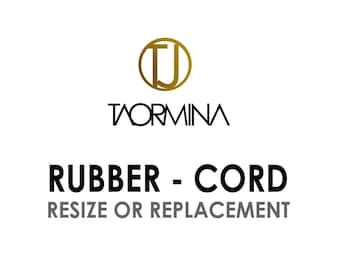 Rubber and Cord repair/replacement service for Necklaces & Bracelets made by Taormina Jewelry